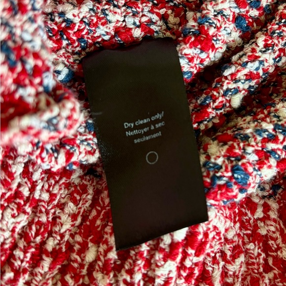 rag & bone Marled Knit Crew Halstead Sweater Small Retail $495 - Picture 5 of 8